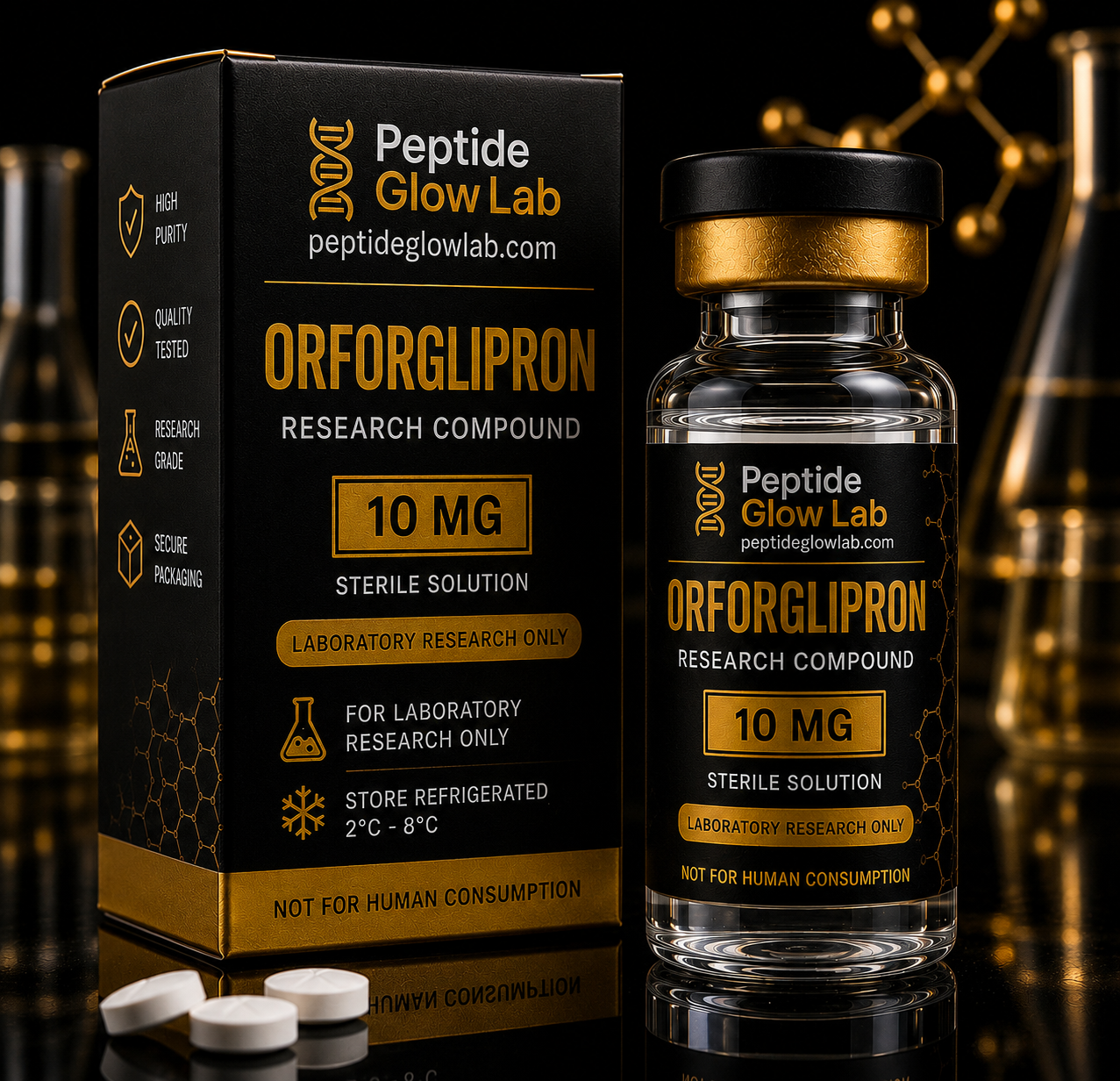Orforglipron 10mg Research Peptides